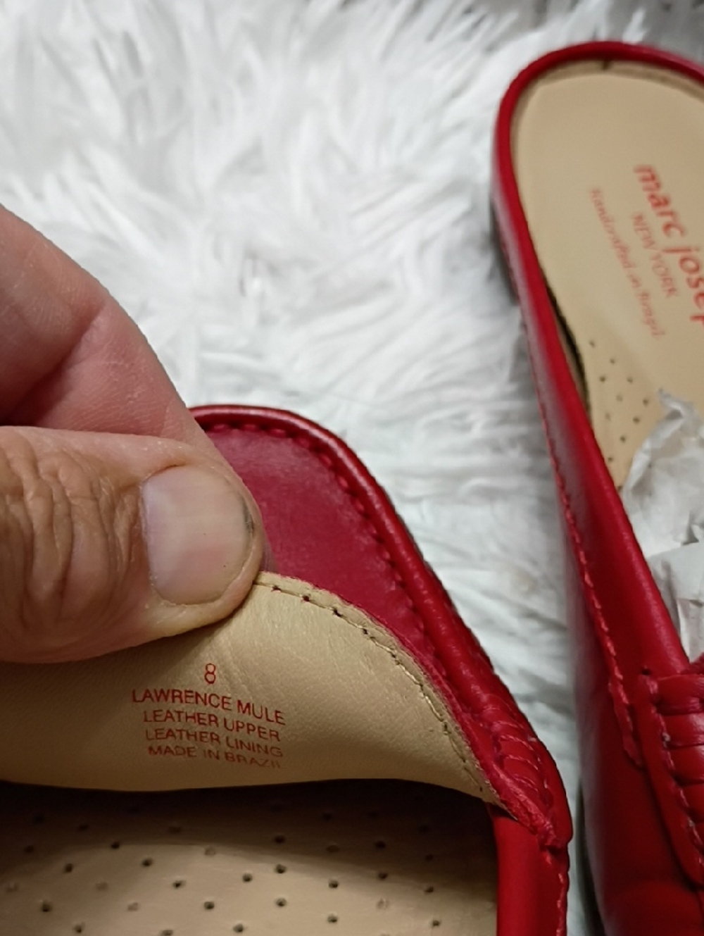 🌹 Marc Joseph New York 🌹 Lawrence Mule Shoes Women's Sz 8 🔥🆕🔥 - Picture 7 of 7